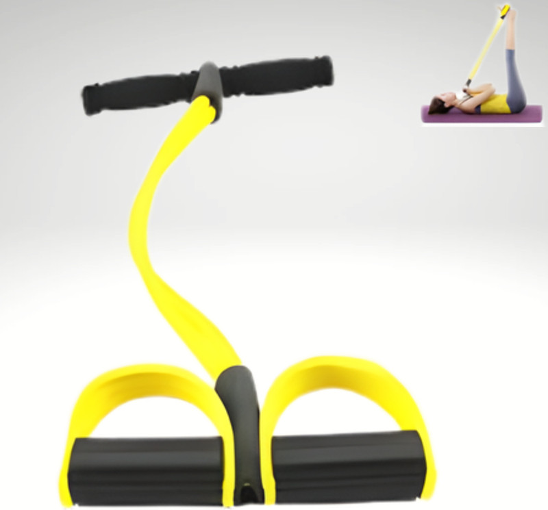 Drumstone Fitness Resistance Band with Pedal – Full Body Workout & Yoga Exerciser Arrow Puller