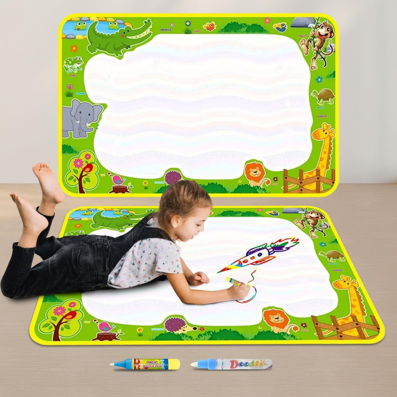 HEERVA EXIM Magic Water Doodle Drawing Mat for Kids(Multicolor)