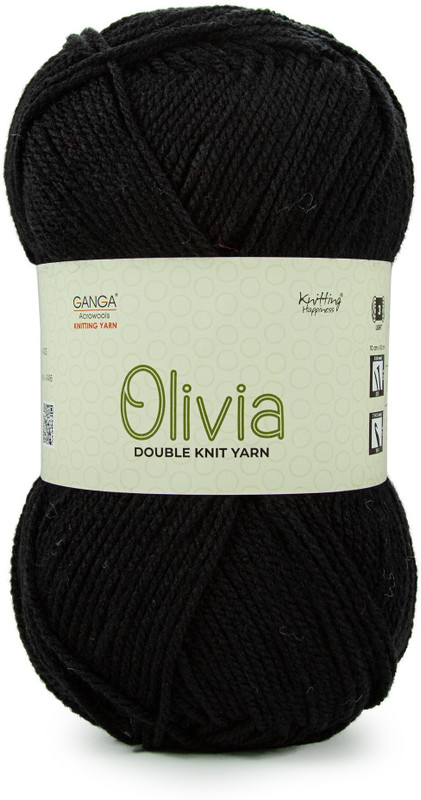 GANGA Olivia Hand Knitting and Crochet yarn (Dark Brown) (200gms)