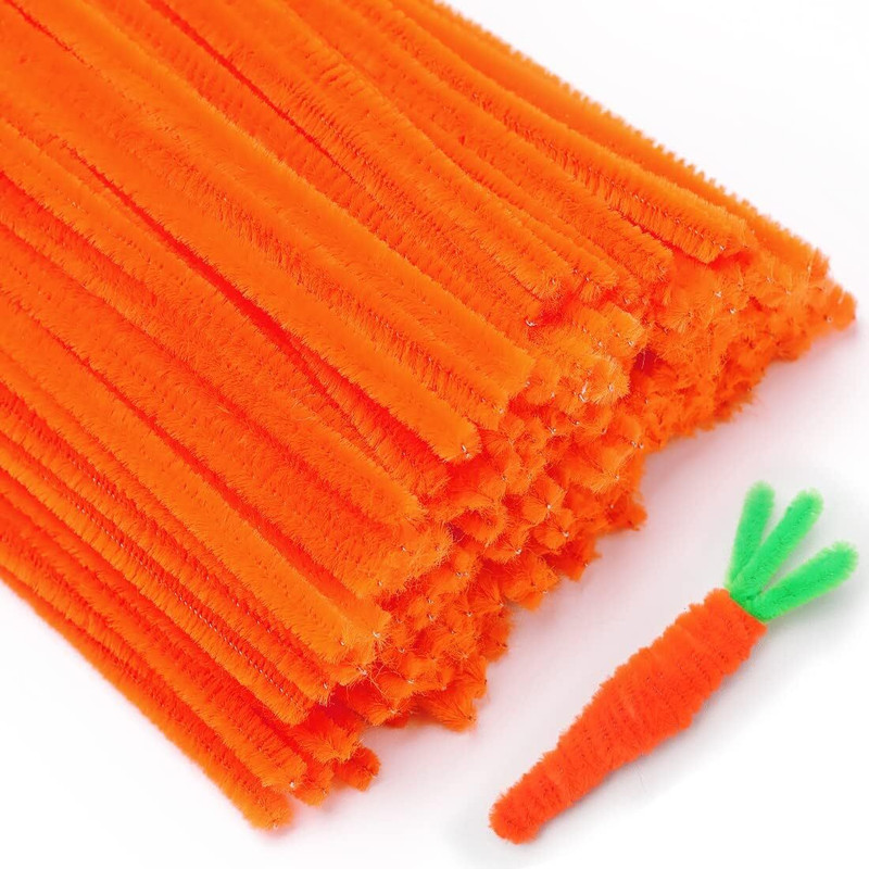 Batricher 100pcs Maroon Pipe Cleaner Chenille Stems for Arts,Crafts and DIY