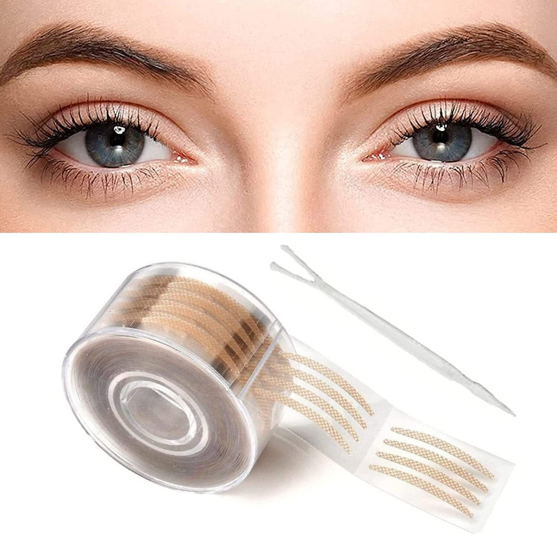 Nasmodo Eyelid Tape Waterproof Double Eyelid sticker Invisible eye makeup tape (600pcs)