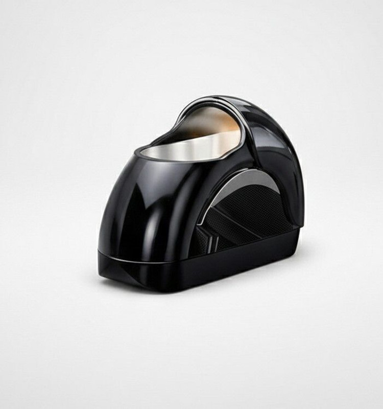ROYLIVA Premium Car Ashtray Push Lid Design Black Aluminium, Plastic Ashtray(Pack of 1)