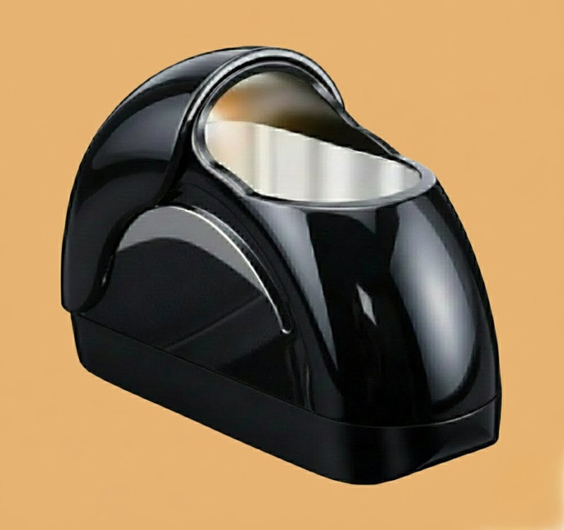 ROYLIVA CleanRide AutoSeal ,FreshDrive Compact, QuickClean Interior Car Ashtray Black Aluminium, Plastic Ashtray(Pack of 1)