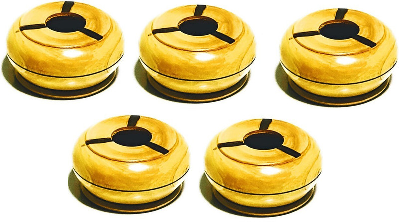 Real Craft Yellow Wood Ashtray(Pack of 5)