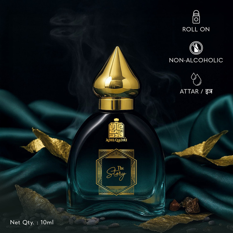 Adilqadri The Story Attar For Men & Women | French Scent | Non Alcoholic Long Lasting 10ml Floral Attar(Fruity, Citrus, Amber)