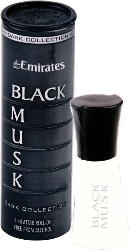 Emirates Black Musk a Bergamot, Lemon, and Spicy Pink Pepper Herbal Attar(Musk)