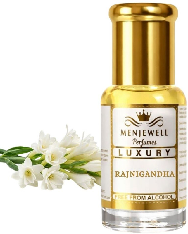 Menjewell fragrances Rajnigandha (Night Out) (Natural Itra/Attar/ Perfume) Floral Attar(Tuberose/Rajniganda)