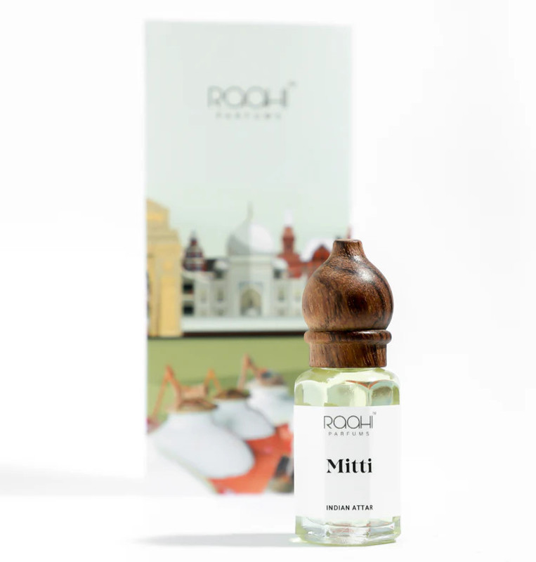 Raahi Parfums Mitti Attar | Authentic Indian Attar | Handcrafted in Kannauj|Smell Fresh-6ml Floral Attar(Natural)