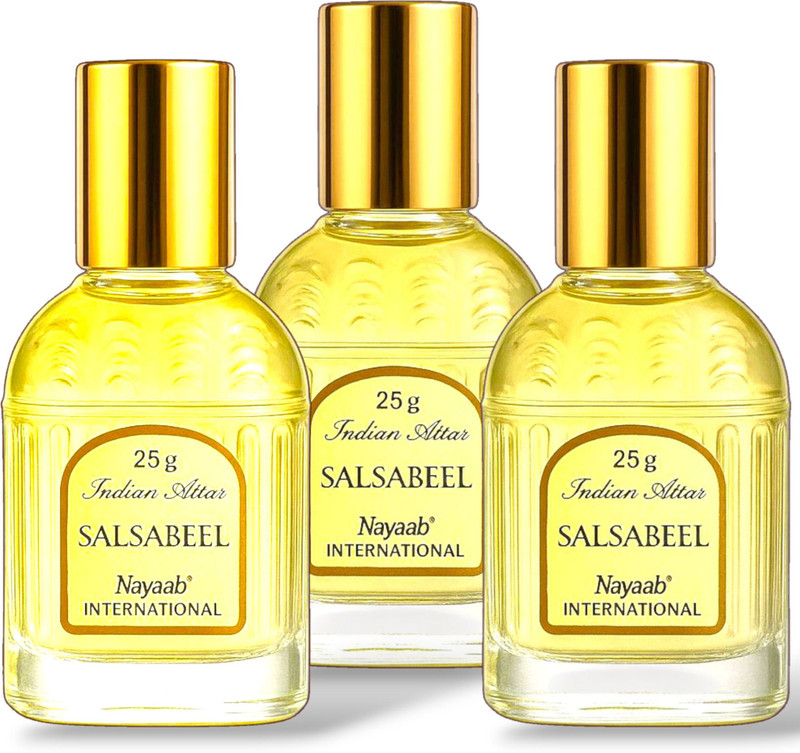 Nayaab International SALSABEEL (PACK OF 3) Floral Attar(Floral, Natural)