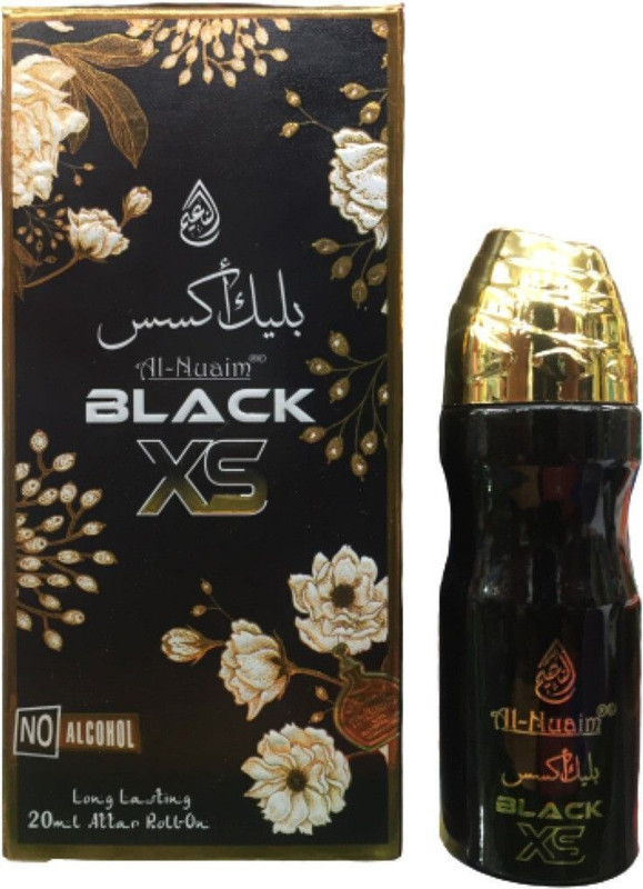 Al Nuaim BLACK XS 20 ML ROLL ON ATTAR Floral Attar(White Water Lily)