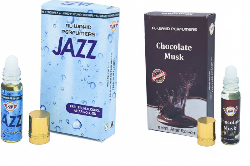 al-wahid Jass and choclate attar 6ml each Floral Attar(Floral)