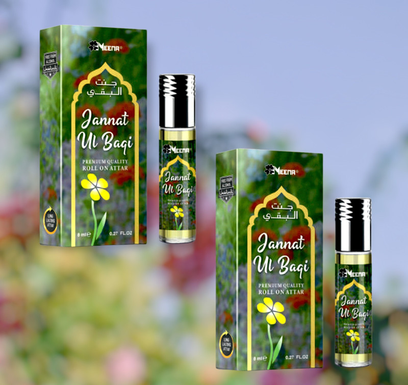 MEENA JANNATUL BAQI 8ML(PACK OF 2) Floral Attar(Floral)