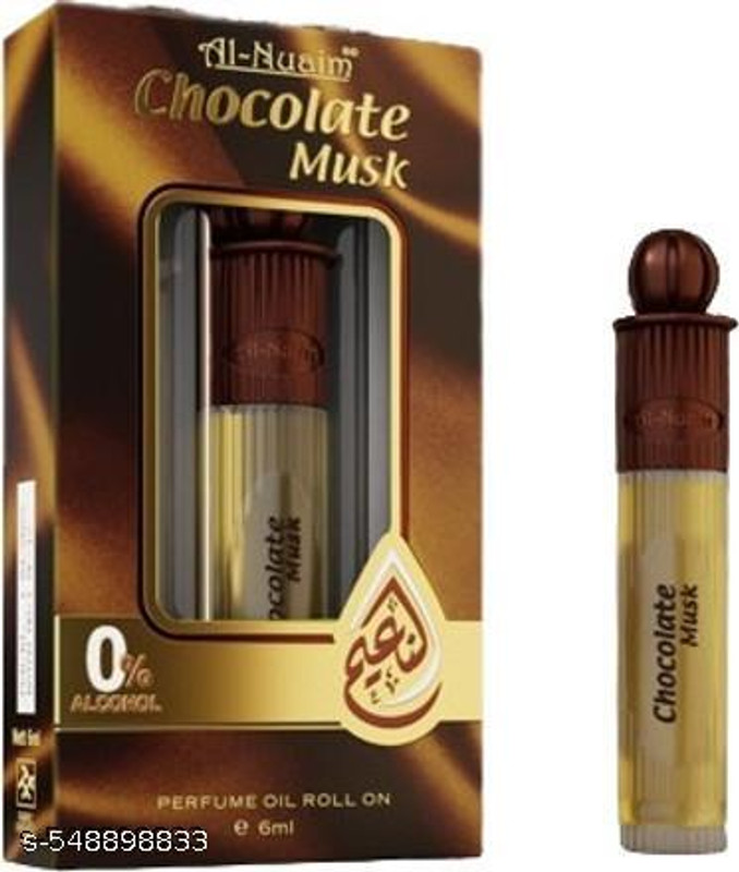 Al-Nuaim Pure Chocolate Musk Attar Oil Natural Sweet Fragrance Elegant Long Lasting Aroma Floral Attar(Chocolate)