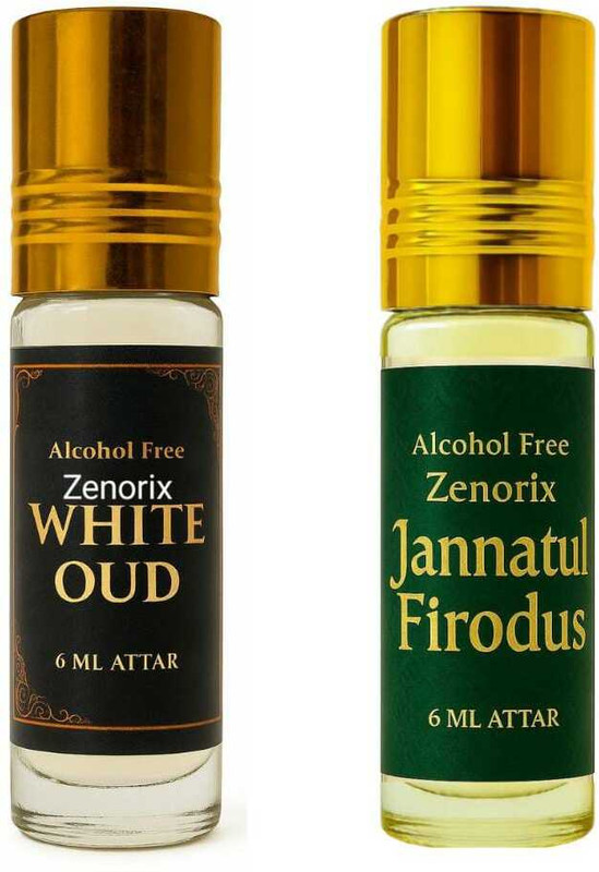 Zenorix Jannatul Firdaus And White Oud Long Lasting Attar Perfume For Men And Women Floral Attar(Musk, White Oudh)