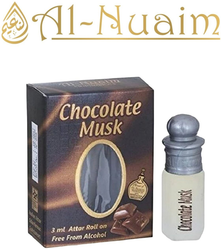 Al-Nuaim Chocolate Musk Attar Oil Sweet Cocoa Vanilla Warm Long Lasting Luxury Scent Rich Floral Attar(Chocolate)