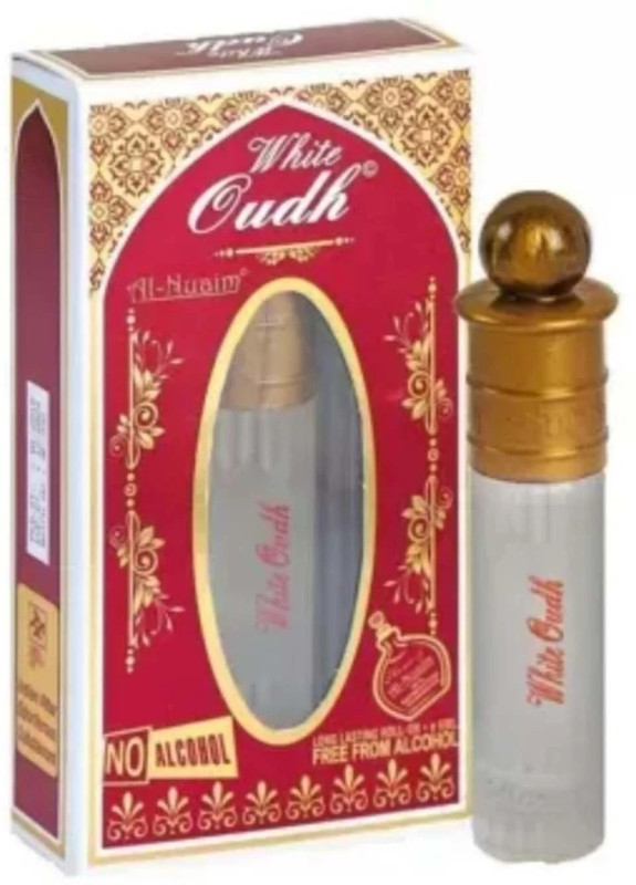 Al-Nuaim White Oudh Perfume for Men & Women,8ML Floral Attar(Oud (agarwood))