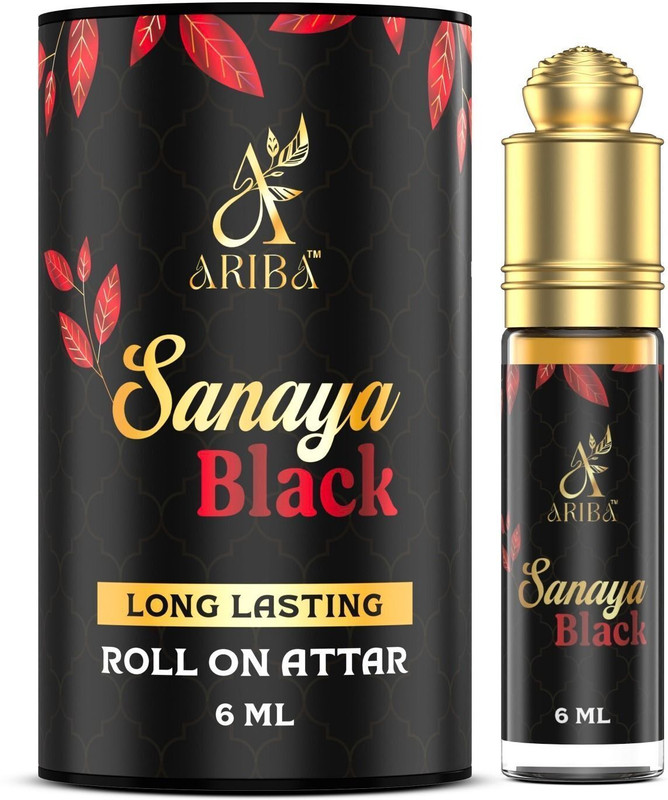 Ariba SANAYA BLACK Floral Attar(Gold Musk, Amber, Musk, Floral)
