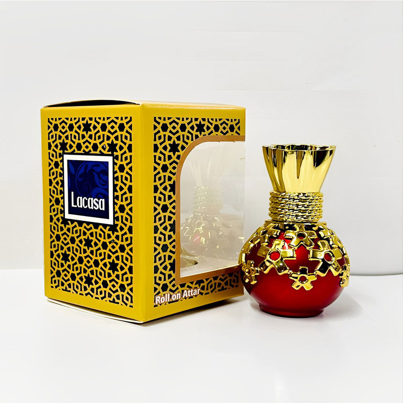 LACASA BEAUTY CARE Luxury Oudh Natural Attar Alcohol Free Roll on Long Lasting for unisex Herbal Attar(Shamana)