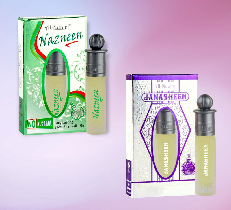 Al-Nuaim NAZNEEN & JANASHEEN COMBO(PACK OF 2) Floral Attar(Floral, Natural)