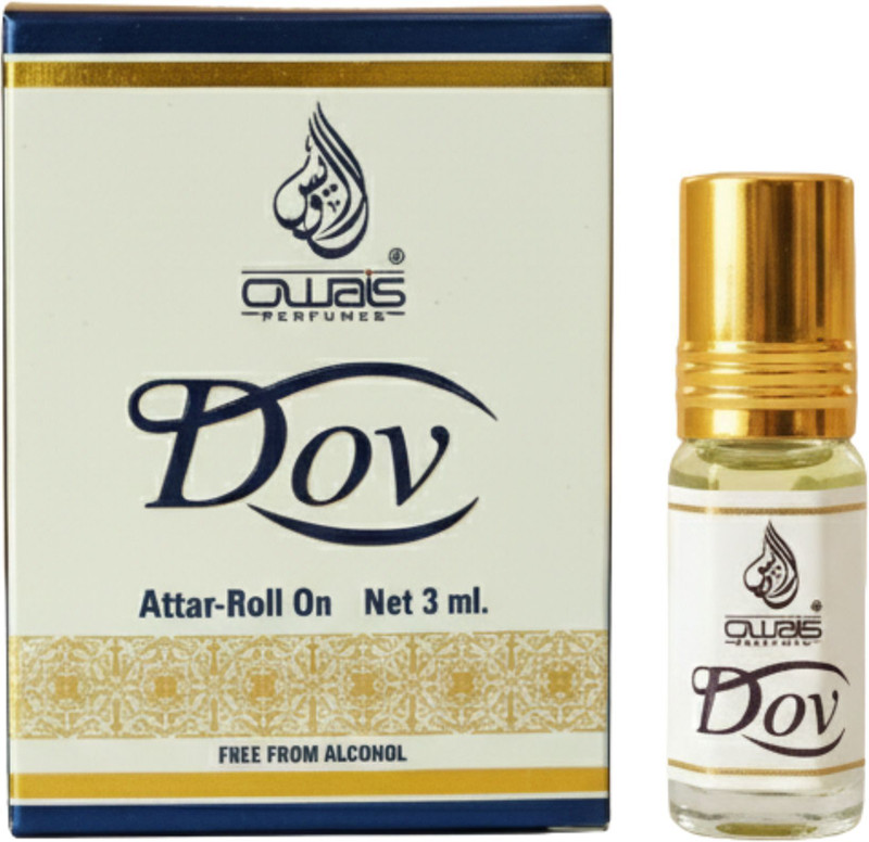 Owais DOV Attar 3ml Long Lasting Great Fragrance Free Alcohol Attar (Pack of 1) Floral Attar(Natural)