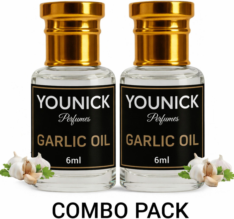 YOUNICK Garlic Oil – Mini Prank Edition Combo (6ml*2) Herbal Attar(Blends (mukhallat))