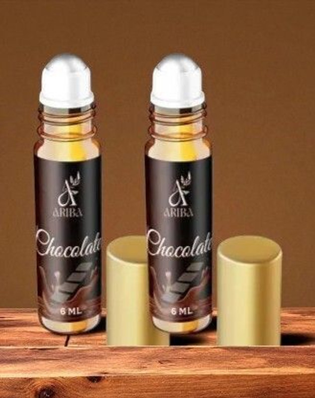 Ariba chocolate Attar | Arabic & French Blend | Non-Alcoholic Roll-on (combo) Floral Attar(Chocolate, Musk)