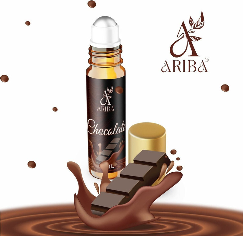 Ariba Chocolate Attar Roll-On-Long-Lasting Sweet,Travel-Friendly Pocket Perfume Floral Attar(Chocolate)
