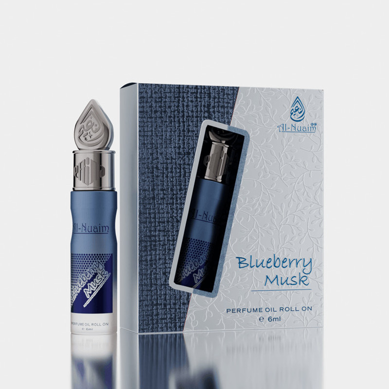 Al-Nuaim Midnight Blueberry Musk Alcohol Free Long Lasting Premium Attar Fragrance Floral Attar(Fruity)
