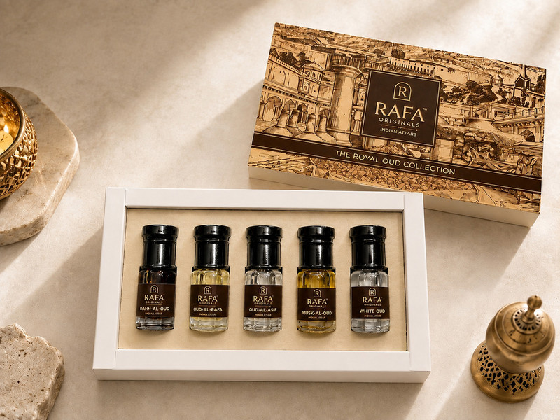 R RAFA ORIGINALS The Royal Oudh Collection Gift Set Floral Attar(Floral)