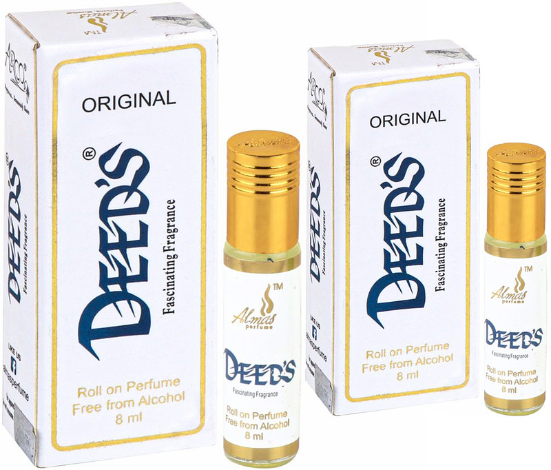 Almas DEEDS ( PACK OF 2) pocket Perfume - 16 ml (For Men & Women) Floral Attar(Floral)
