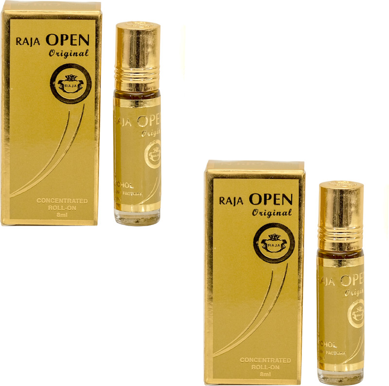 Aaliyah Raja Open Floral Attar 8+8=16 ml Floral Attar(Natural, Musk, Amber)