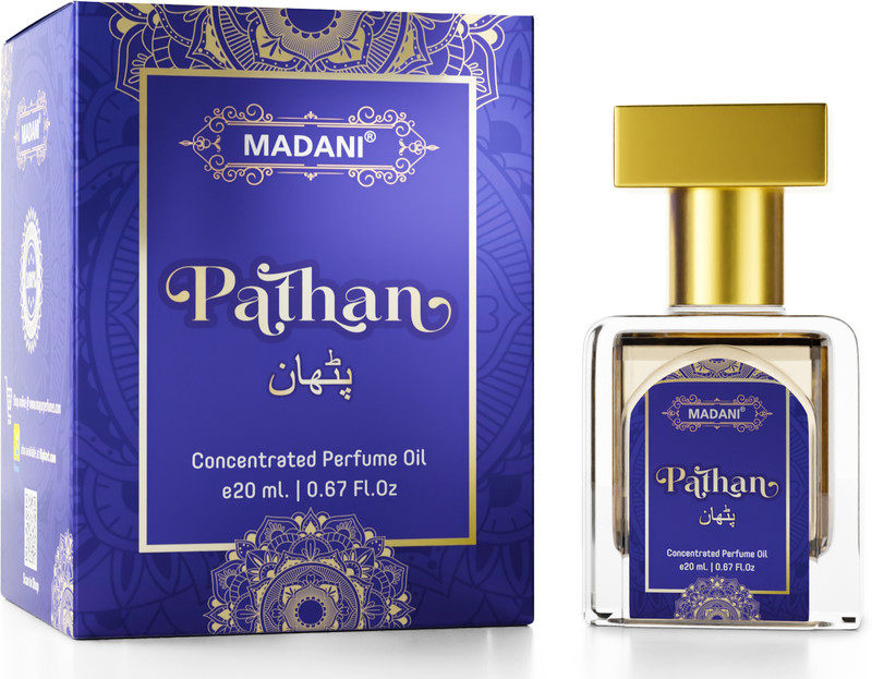 Madani Pathan Attar 24 Hours Long Lasting and Spreading Herbal Attar(Woody, Musk Arabia, Amber, Gold Musk, Natural)