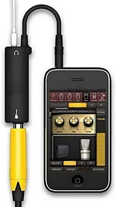 HBD Audio Interface AMP Adapter for Android & iOS Device, Guitar Connector Audio Interface