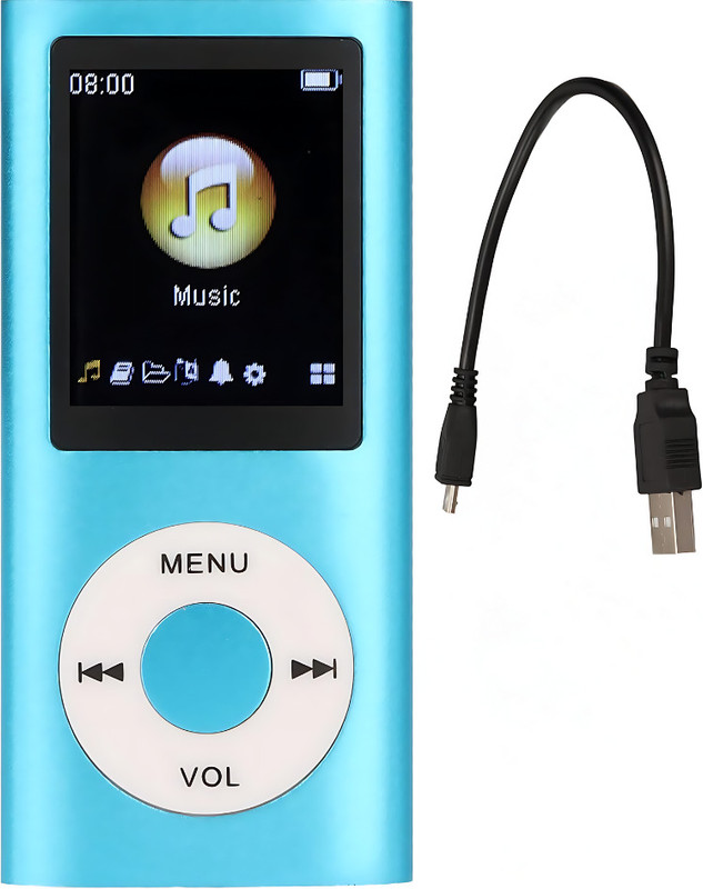 DRUMSTONE Portable Digital 1.8 Inch LCD Screen MP3 Music Player - 15 Years Warranty MP3 Player(Blue, 1.8 Display)