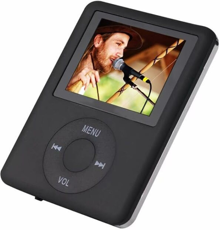 Lipzie 15 Years Warranty 1.8-Inch TFT MP4 Player 16 GB MP4 Player(Black, 1.8 Display)