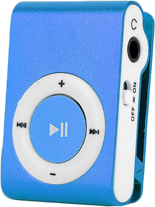 DRUMSTONE MP3 Player Sound, Expandable Storage, Long Battery Life & Portable Digital MP3 Player(Blue, 1 Display)