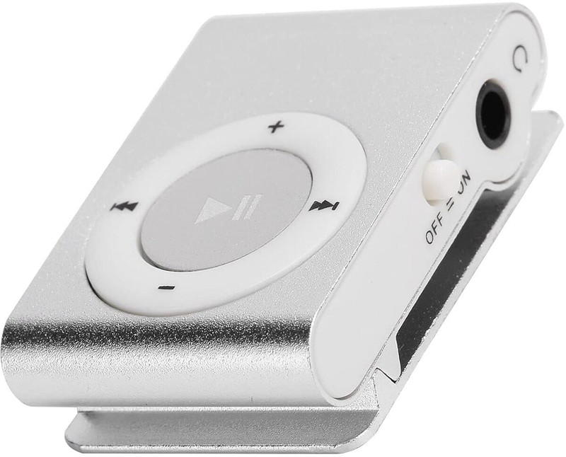Raptas Limited Edition Mini MP3 Player, Portable Digital Music Media Player 16 GB MP3 Player(Silver, 0 Display)