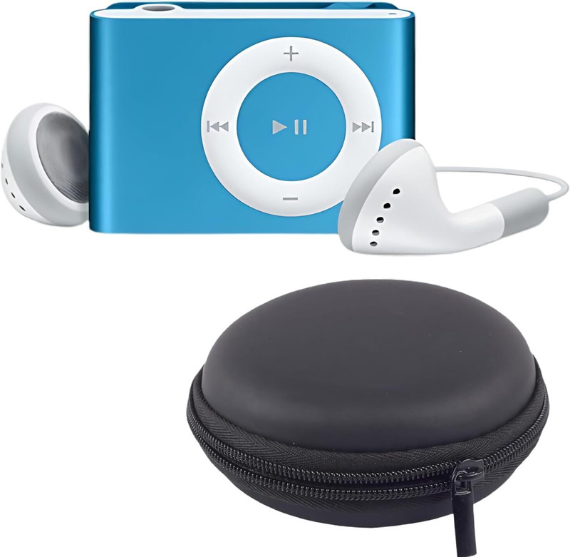 Lipzie Combo C961 MP3 Mini Music Player Portable, & Round Pouch Pocket Storage, 4 GB MP3 Player(Multicolor, 1.5 Display)