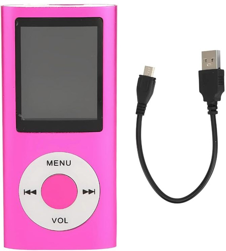 DRUMSTONE Portable 1.8 Inch Digital MP4 Lossless Sound Music Media Player 15 Year Warranty MP4 Player(Pink, 1.8 Display)