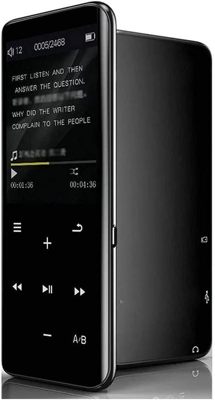 Lipzie MP4 Music Player, 16GB, HiFi Lossless Sound, FM Radio, E-Book, Voice Recorder 16 GB MP4 Player(Black, 2 Display)