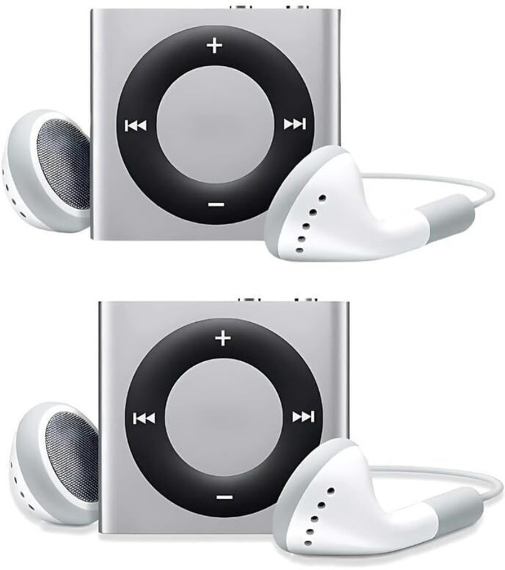 DRUMSTONE Compact Mini MP3 Player | Lightweight Music Player for Active Lifestyles 8 GB MP3 Player(Silver, 2.4 Display)