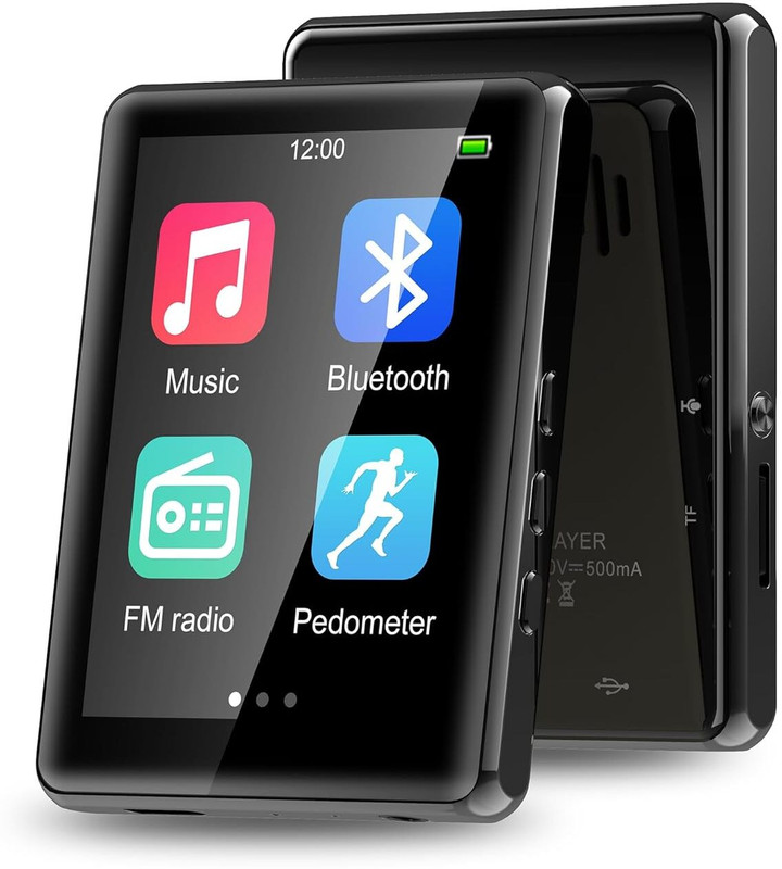 Lipzie HOT Deal with 20 Years Warranty Portable MP4 Music Player MP4 Player(Black, 3 Display)