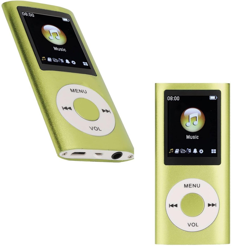 DRUMSTONE KT-006 MP3 Player(Green, 3.4 Display)