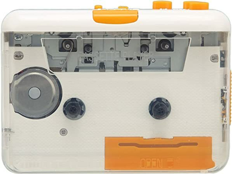 Tobo USB Cassette Tape to MP3 CD Converter Capture Audio Music Player(TD-145CA) 1 GB MP3 Player(White, Orange, 2 Display)
