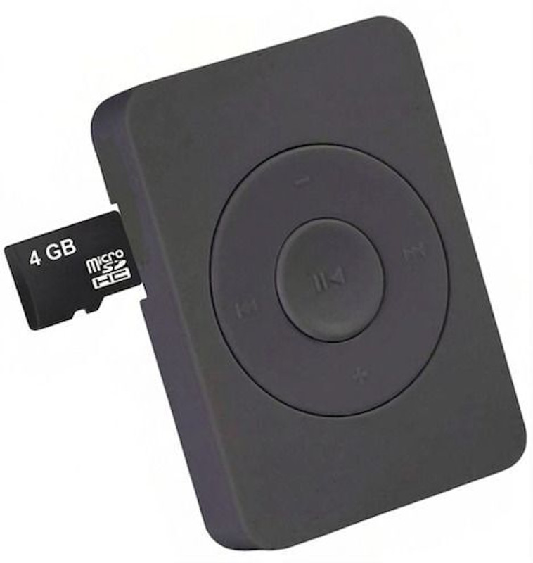 XZOR Bluetooth 4GB MP3 Player In-built Speaker Supports Wireless Earbuds & Speakers MP3 Player(Black, 0 Display)