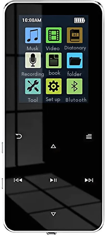 DRUMSTONE Digital MP4 Player Versatile Features Design for Music Lovers 15 Years Warranty MP4 Player(Black, 2.4 Display)