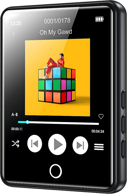 DRUMSTONE Portable HiFi Touchscreen Music Player, HiFi Music Player - 15 Years Warranty MP4 Player(Black, 1 Display)
