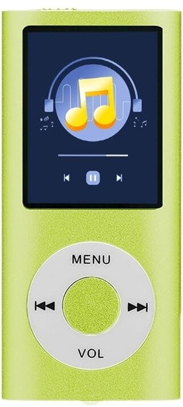 DRUMSTONE Portable MP3 Player – HiFi Sound, 1.8 Inch LCD, Ideal for Sports & Relaxation 4 GB MP4 Player(Multicolor, 2.4 Display)