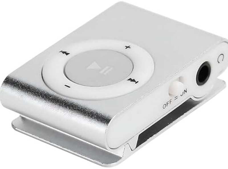 DRUMSTONE MP3 Player with Extended Battery Life MP3 Player(Silver, 2.4 Display)