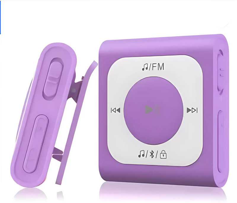 DRUMSTONE Premium Electronic Dance Music Track in MP3 Format with Earphone and USB Cable 64 GB MP3 Player(Purple, 4 Display)